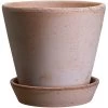 Bergs Potter Julie Pot With Saucer Pink Ø8 Cm