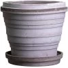Bergs Potter Planet Pot With Saucer Grey Ø25 Cm -Sunny Garden Shop bergs potter planet raw rosa 25 cm set 3