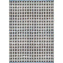 Poppy Rug Blue/Brown, 170x250 Cm
