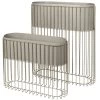 Broste Copenhagen Fenja Flower Box 2-pack Taupe / Warm Grey -Sunny Garden Shop broste copenhagen stand w flowerpot fenja iron taupe wgy 265 s 2 0
