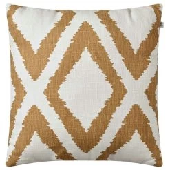 Diamond Cushion 50x50 Cm, Beige / Off White