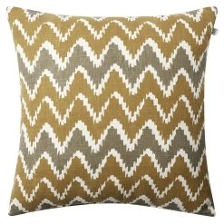 Ikat Bangalore Outdoor Cushion 50x50 Cm, Beige/Shitake