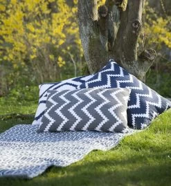 Ikat Sema Cushion 40x60 Cm Outdoor, Grey / Off-white 5 Ikat Sema Cushion 40x60 Cm Outdoor, Grey / Off-white -Sunny Garden Shop chhatwal jonsson ikat sema cushion 40x60 cm outdoor 6