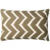 Ikat Sema Cushion 40x60 Cm Outdoor, Shitake / Off-white