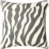 Zebra Cushion 50x50 Cm Outdoor, Grey / Off-white -Sunny Garden Shop chhatwal jonsson zebra cushion 50x50 cm outdoor 2
