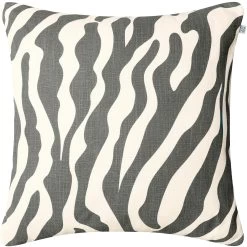 Zebra Cushion 50x50 Cm Outdoor, Grey / Off-white