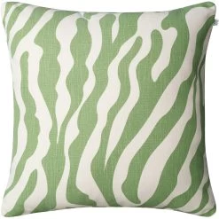 Zebra Cushion 50x50 Cm Outdoor, Sage / Off-white