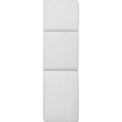 Narrow Stripe Sunbed Cushion 50x186 Cm, White