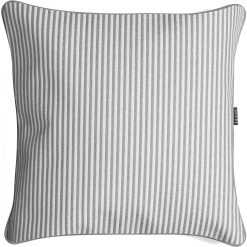 Narrow Stripe Cushion 45x45 Cm, Grey