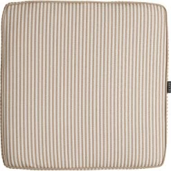 Narrow Stripe Cushion 45x45 Cm, Beige