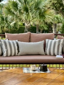 Narrow Stripe Cushion 40x65 Cm, Grey -Sunny Garden Shop diyti narrow stripe cushion 40x65 cm 8