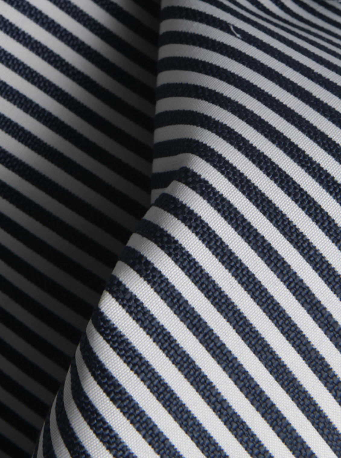 Narrow Stripe Sunbed Cushion 60x186 Cm, Navy 4 Narrow Stripe Sunbed Cushion 60x186 Cm, Navy - Image 2