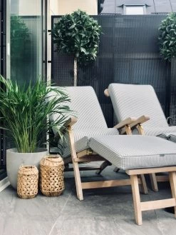 Narrow Stripe Sunbed Cushion 60x186 Cm, Grey 8 Narrow Stripe Sunbed Cushion 60x186 Cm, Grey -Sunny Garden Shop diyti narrow stripe sunbed cushion 60x186 cm 9