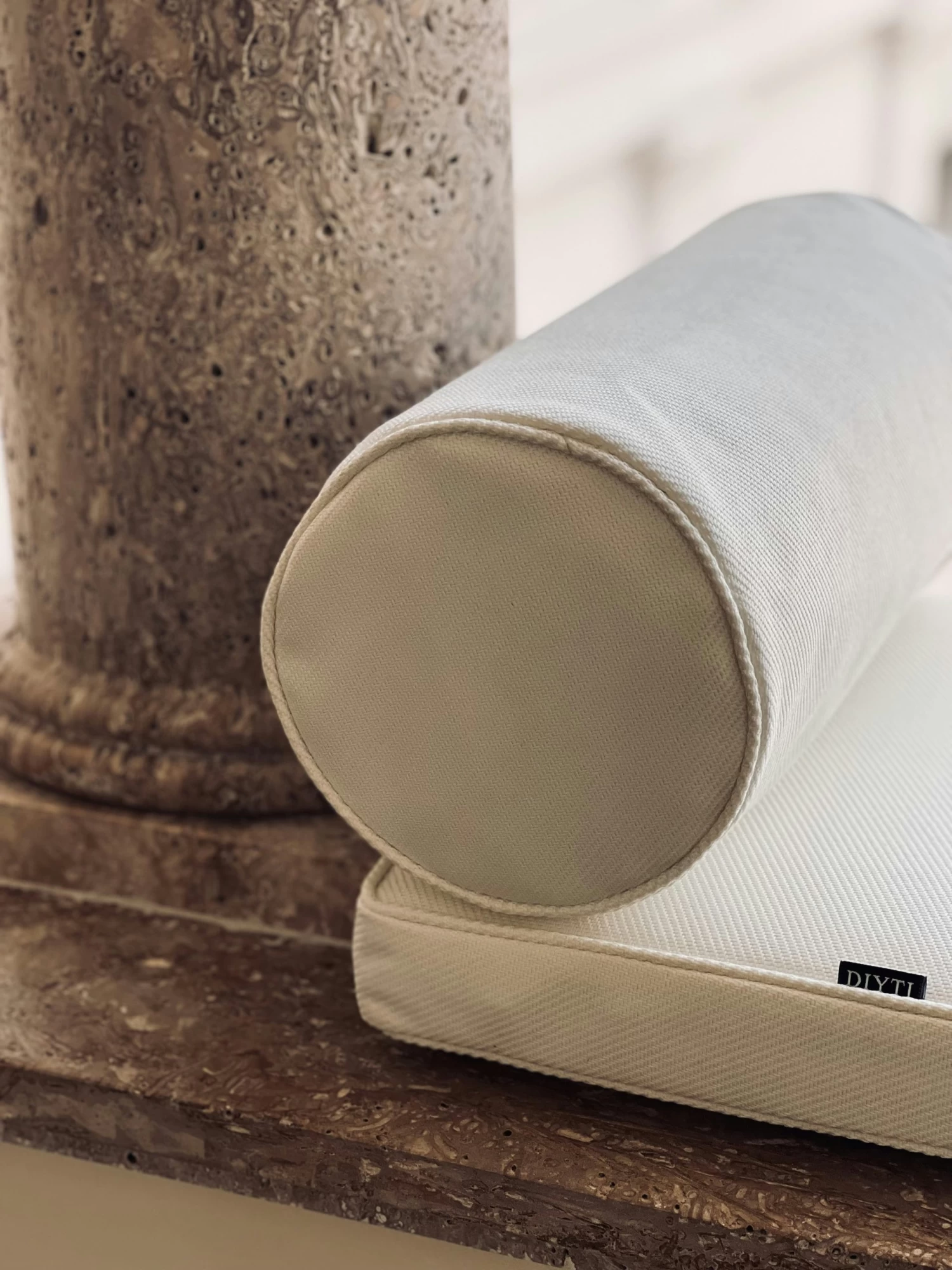 Plain Cushion 17x45 Cm, White 4 Plain Cushion 17x45 Cm, White - Image 2