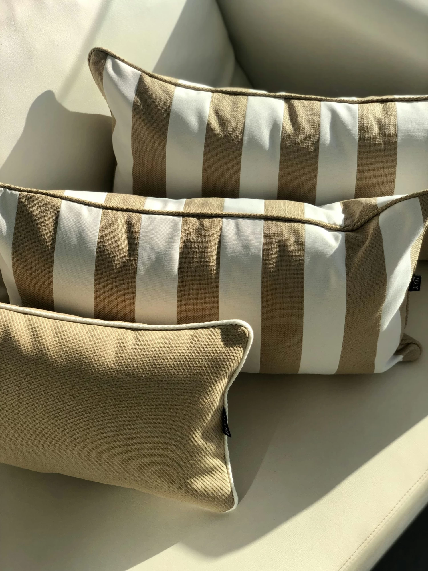 Plain Cushion 25x45 Cm, Beige 4 Plain Cushion 25x45 Cm, Beige - Image 2