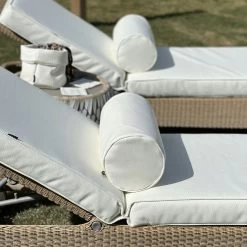 Plain Sunbed Cushion 60x186 Cm, White 9 Plain Sunbed Cushion 60x186 Cm, White -Sunny Garden Shop diyti plain sunbed cushion 60x186 cm 15