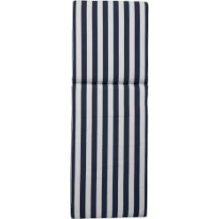 Wide Stripe Sunbed Cushion 60x186 Cm, Navy