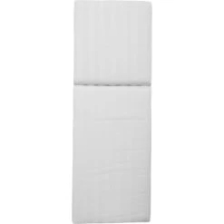 Wide Stripe Sunbed Cushion 60x186 Cm, White