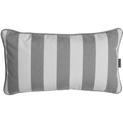 Wide Stripe Cushion 25x45 Cm, Grey