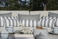 Wide Stripe Cushion 17x45 Cm, Grey -Sunny Garden Shop diyti wide stripe cushion 17x45 cm 15