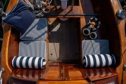 Wide Stripe Cushion 17x45 Cm, Navy -Sunny Garden Shop diyti wide stripe cushion 17x45 cm 20