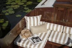 Wide Stripe Cushion 17x45 Cm, Beige -Sunny Garden Shop diyti wide stripe cushion 17x45 cm 24