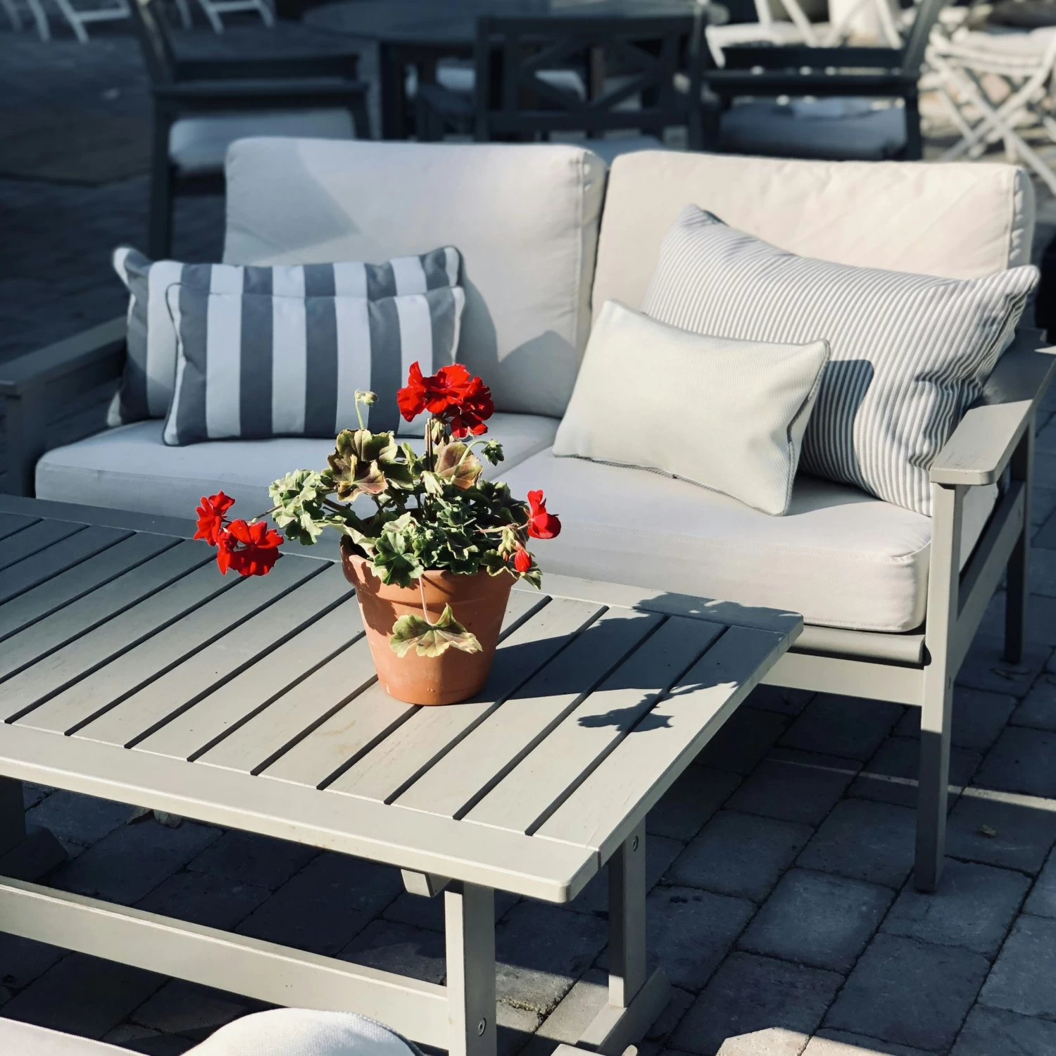 Wide Stripe Cushion 25x45 Cm, Grey 5 Wide Stripe Cushion 25x45 Cm, Grey - Image 3