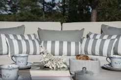 Wide Stripe Cushion 25x45 Cm, Grey 9 Wide Stripe Cushion 25x45 Cm, Grey -Sunny Garden Shop diyti wide stripe cushion 25x45 cm 11