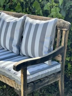 Wide Stripe Cushion 45x45 Cm, Grey 11 Wide Stripe Cushion 45x45 Cm, Grey -Sunny Garden Shop diyti wide stripe cushion 45x45 cm 23