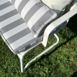 Wide Stripe Cushion 45x45 Cm, Grey -Sunny Garden Shop diyti wide stripe cushion 45x45 cm 33