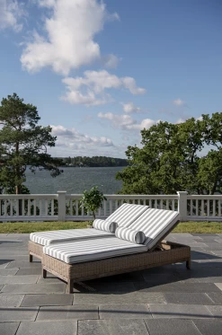 Wide Stripe Sunbed Cushion 60x186 Cm, Grey -Sunny Garden Shop diyti wide stripe sunbed cushion 60x186 cm 11