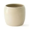 Ernst Pot Glazed Stoneware Ø14 Cm, Beige -Sunny Garden Shop ernst pot glazed stoneware beige 2