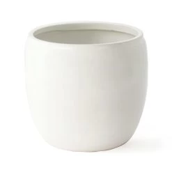 Ernst Pot Glazed Stoneware Ø22,5 Cm, White