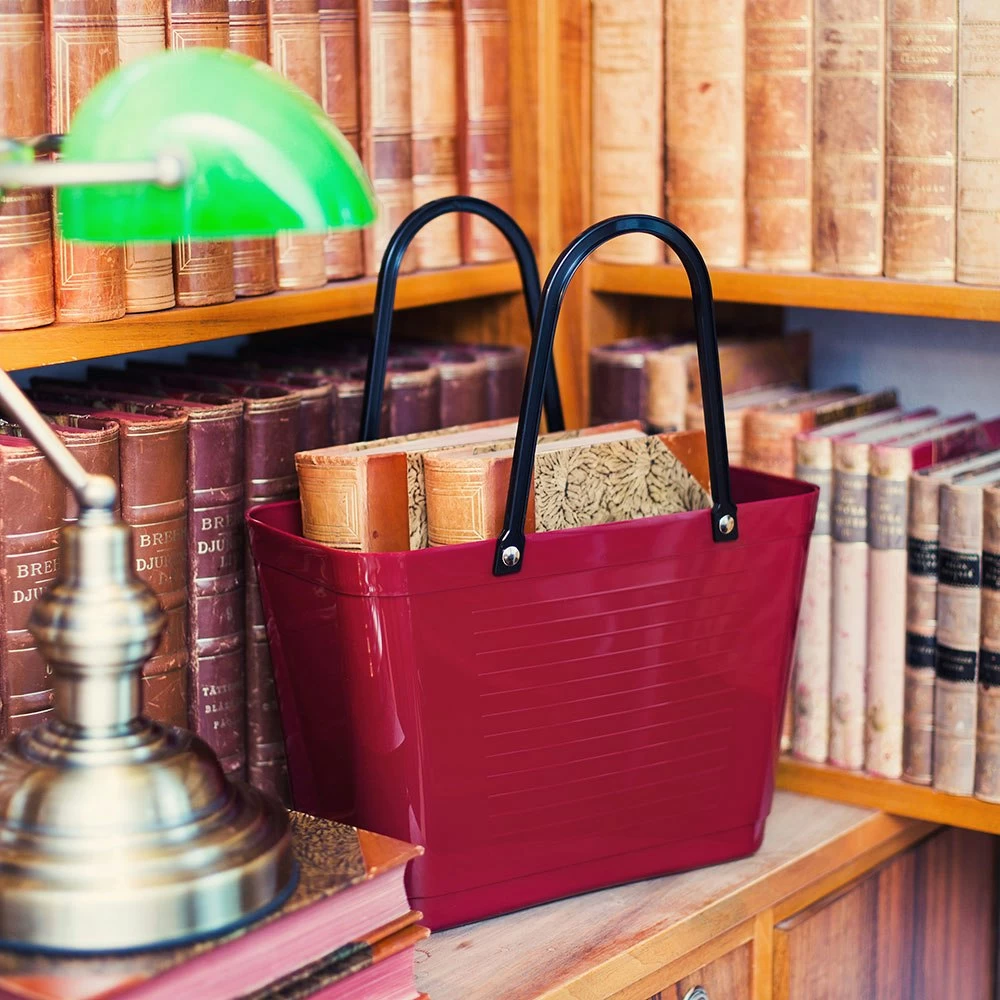 Hinza Bag Green Plastic Bordeaux, Small 5 Hinza Bag Green Plastic Bordeaux, Small - Image 3