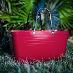 Hinza Bag Green Plastic Bordeaux, Small 11 Hinza Bag Green Plastic Bordeaux, Small -Sunny Garden Shop hinza hinza bag green plastic bordeaux 9