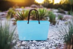 Hinza Bag Green Plastic Light Blue, Small -Sunny Garden Shop hinza hinza bag green plastic light blue 5