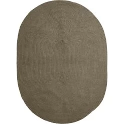 House Doctor Tindre Rug Oval 130x180 Cm, Olive Green