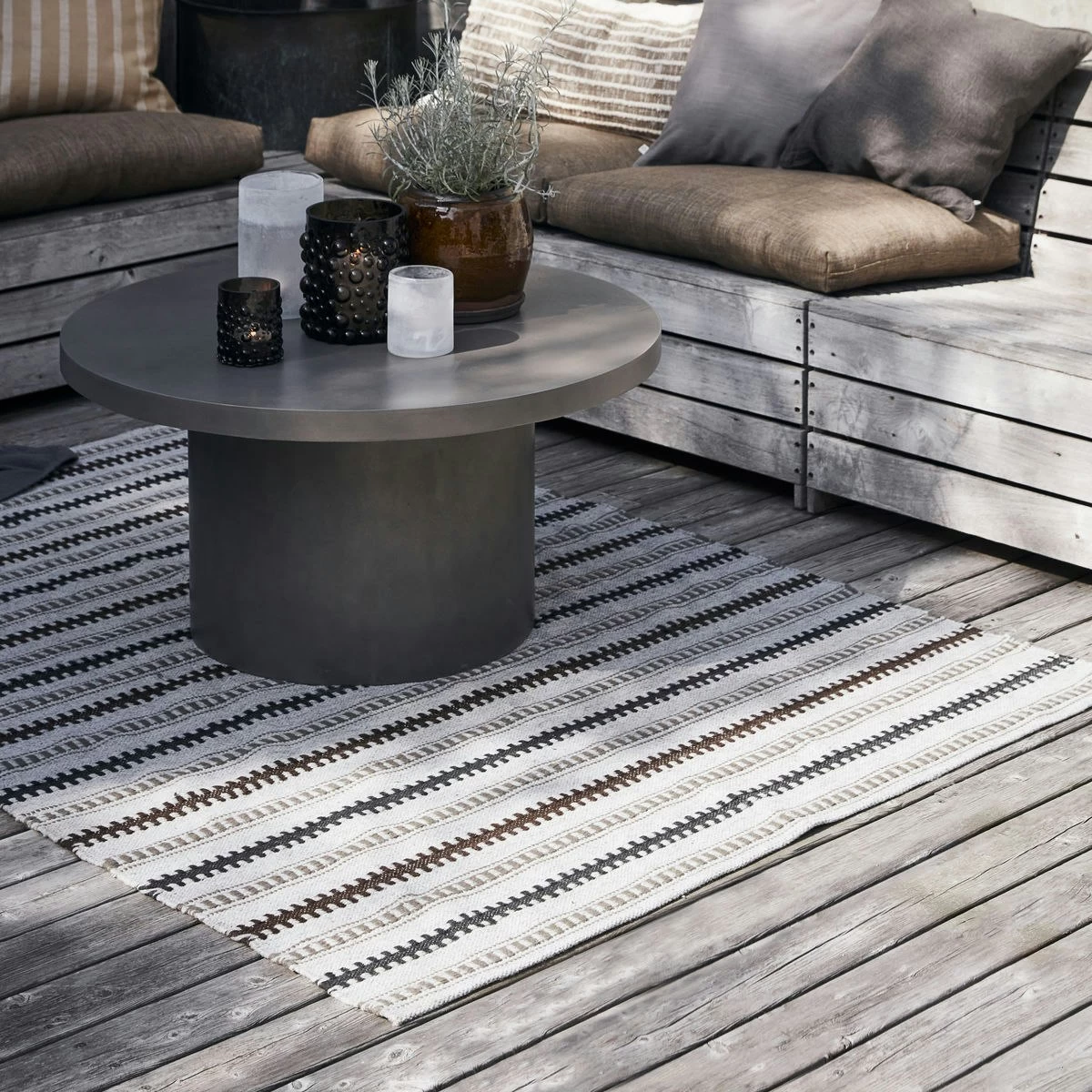 Sunny Garden Shop -Sunny Garden Shop house doctor ciero rug light grey 0