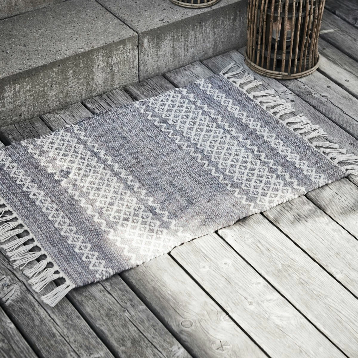 House Doctor Ciero Rug Light Grey, 50x70 Cm 4 House Doctor Ciero Rug Light Grey, 50x70 Cm - Image 2