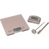 Kitchen Craft Taylor Pro Kitchen Scale Set 3 Pieces, Rose Gold -Sunny Garden Shop kitchen craft taylor pro kitchen weighing measuringset rosegold 0