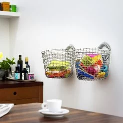 Korbo Bin 16 Basket, Galvanized -Sunny Garden Shop korbo bin 16 basket 15