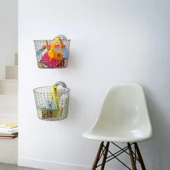 Korbo Bin 16 Basket, Brass -Sunny Garden Shop korbo bin 16 basket 16