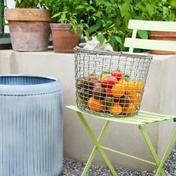 Sunny Garden Shop -Sunny Garden Shop korbo bucket basket acid proof stainless steel 13 1