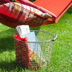 Korbo Bucket 16 Basket, Acid Proof Stainless Steel -Sunny Garden Shop korbo bucket basket acid proof stainless steel 14 1