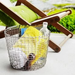 Korbo Bucket 16 Basket, Acid Proof Stainless Steel -Sunny Garden Shop korbo bucket basket acid proof stainless steel 15