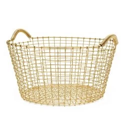 Korbo Classic 35 Basket, Brass