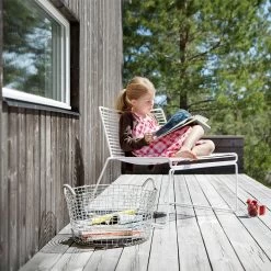 Korbo Classic 35 Basket, Acid-Proof Stainless Steel -Sunny Garden Shop korbo classic basket acid proof stainless steel 30