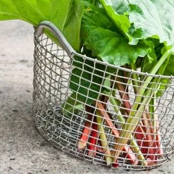 Korbo Classic 35 Basket, Acid-Proof Stainless Steel -Sunny Garden Shop korbo classic basket acid proof stainless steel 31