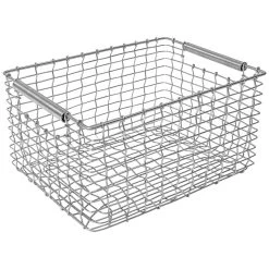Korbo Rectangular 19 Basket, Galvanised