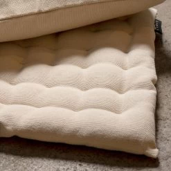 Pepper Seat Cushion 40x40 Cm, Creamy Beige -Sunny Garden Shop linum pepper seat cushion 40x40 cm 53